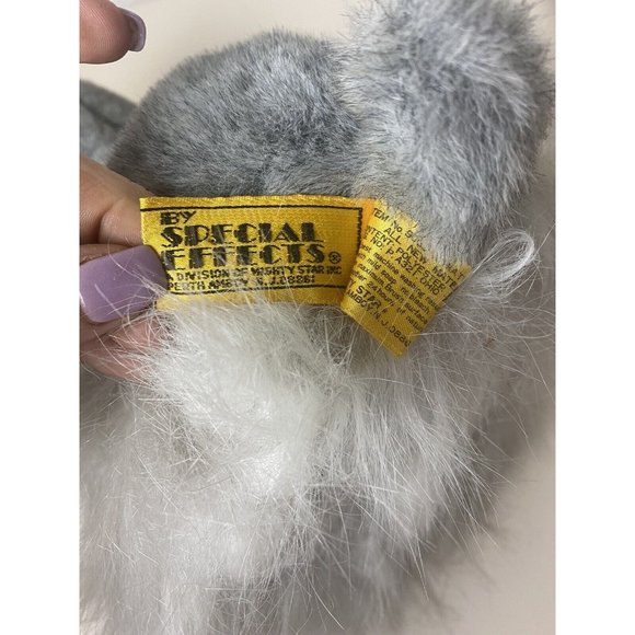 24K Polar Puff Special Effects 1994 Plush Schnauzer Approx 12” Stuffed Dog GUC - Picture 4 of 8